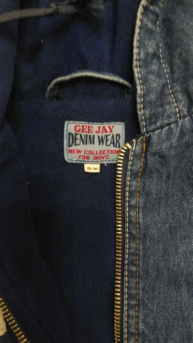 Джинсовая куртка для мальчика с подкладкой