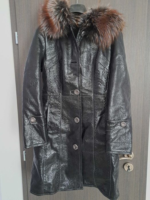 Дамски кожух от естествена кожа