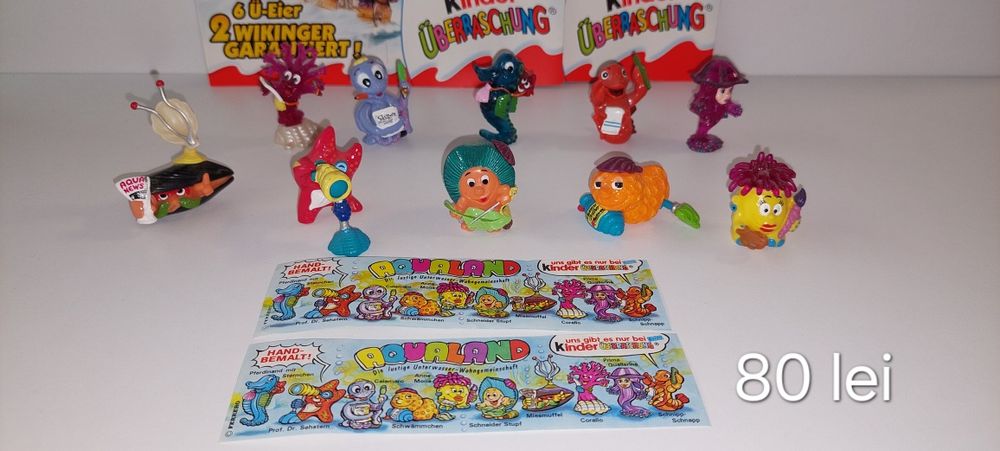 Colecții Kinder Ferrero anii 90'