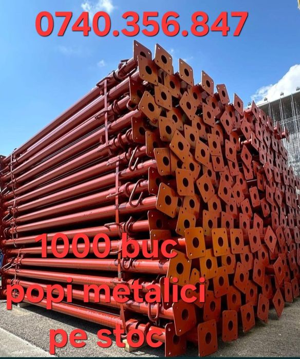 Popi, Panouri cofraje + montanți, Schela,Mai Compactor,Picamer,Carotaj