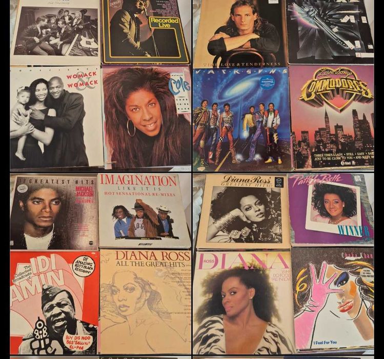 170 грамофонни плочи фънк, соул, рок, джаз