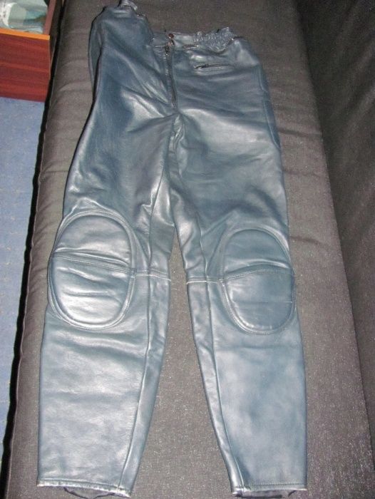 Pantaloni IMATRA moto motociclism piele 100 cm talie x 100 cm lungime