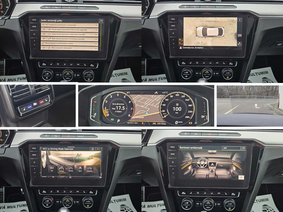 VW Arteon R-Line 2.0TSI 190cp 2019 DSG HUD Pano MatrixHD Dynaudio FULL