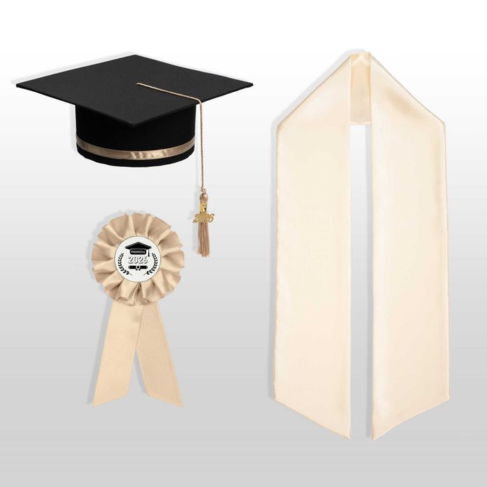 Toca, Esarfa si Cocarda, Set Nepersonalizat, Sampanie, Liceu,Facultate