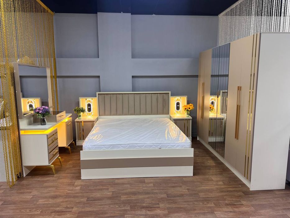 Spalni kamplekt arzon mebeldan xarid qiling