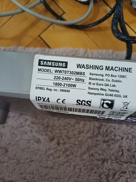 Piese și accesorii mașina de spălat Samsung