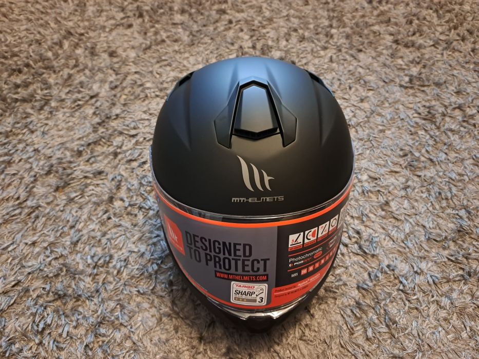Casca moto integrala MT Targo Negru Mat marimi S, M, L, XL, 2XL