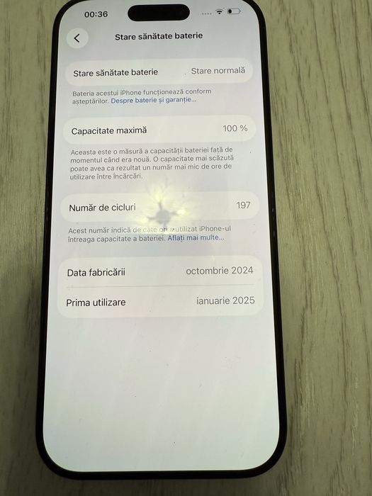 iPhone 16 Pro ,Black Titanium ,256GB , ca nou