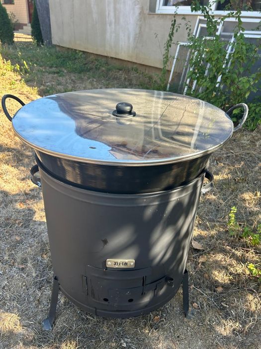 Ceaun 70 l cu soba și capac
