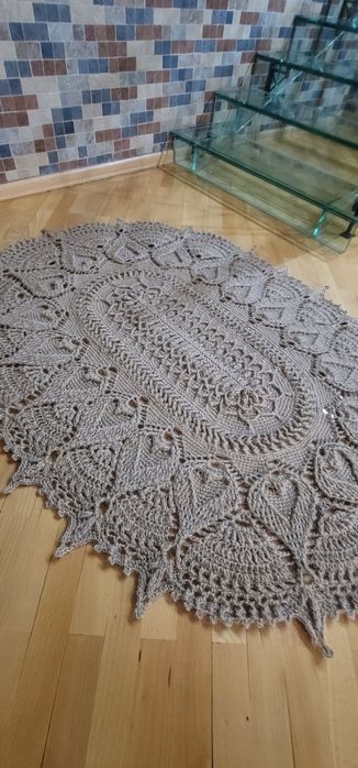 Джутовый ковер 150х120