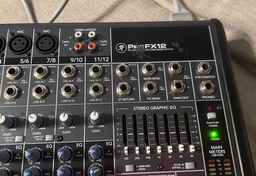Mixer audio Mackie ProFX12v2 USB efecte 12 canale perfect functionabil
