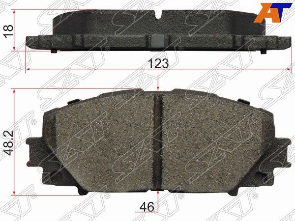 Колодки тормозные Toyota Prius