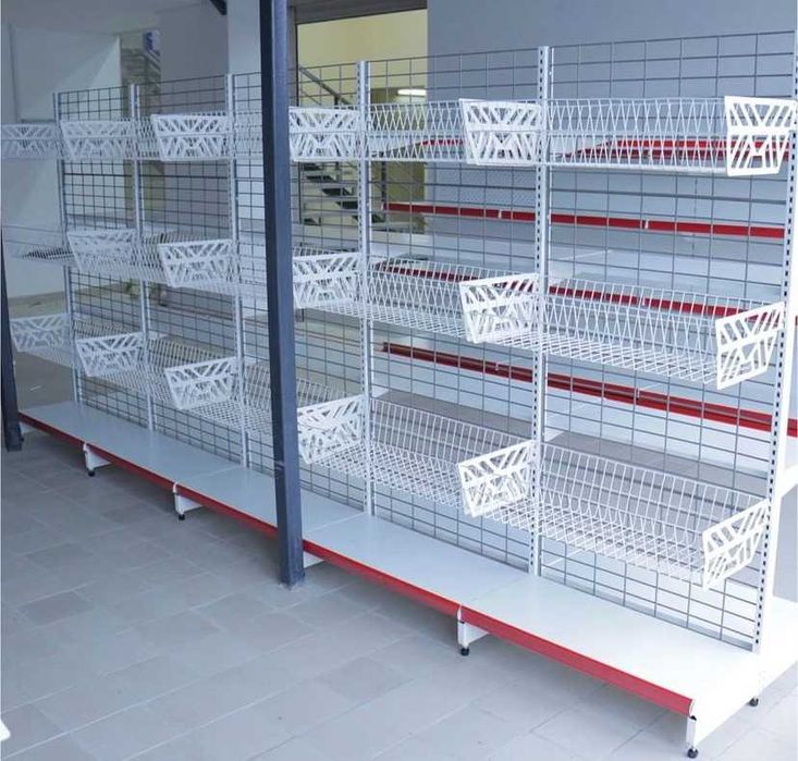 Стеллаж металлический сборный, полка стеллаж, полка металлическая asts