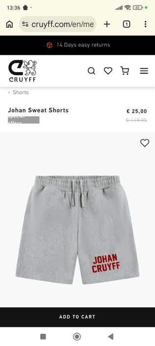 Cruyff Hoodie&Shorts