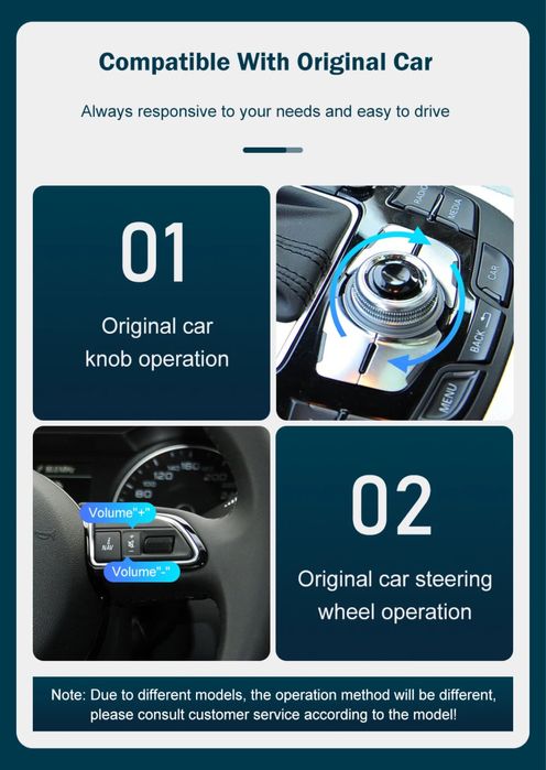 Безжичен CarPlay и Android Auto интерфейс за Audi A4 A5 Q5 (2009-2015)