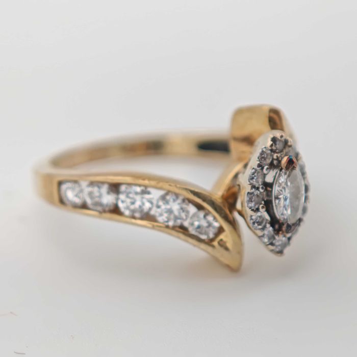 Inel 14k diamante naturale 1.02ct Black Friday!