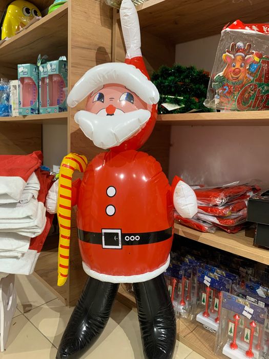 Коледна декорация, надуваем дядо Коледа, два размера налични