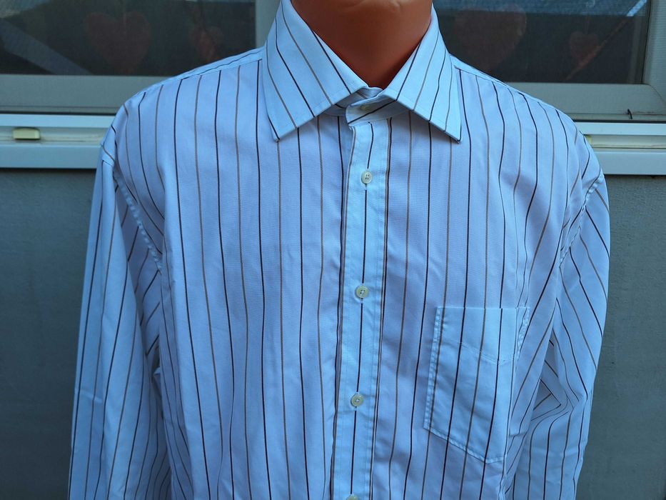 Jacques Britt brown | bust 136 cm | camasa barbat mar. 56 | XL - XXL