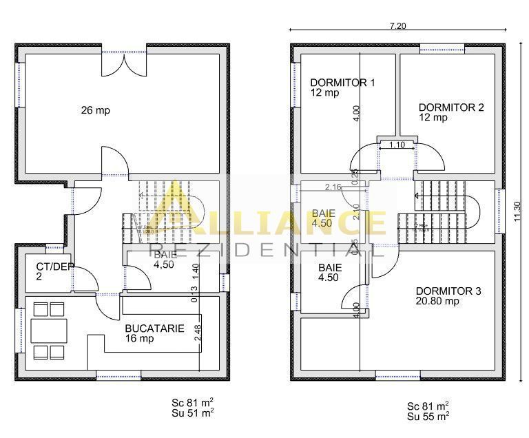 Magurele-Casa Individuala-Central-4 Camere- 3 Bai