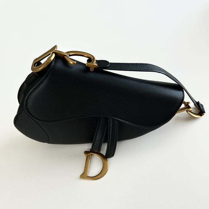 Черна Saddle чанта D*ior