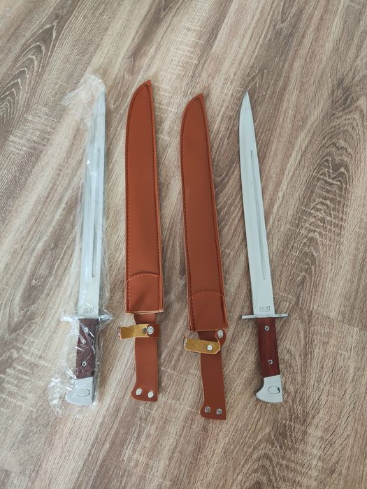 Maceta Vânătoare 50cm model AK47 + Teaca Piele