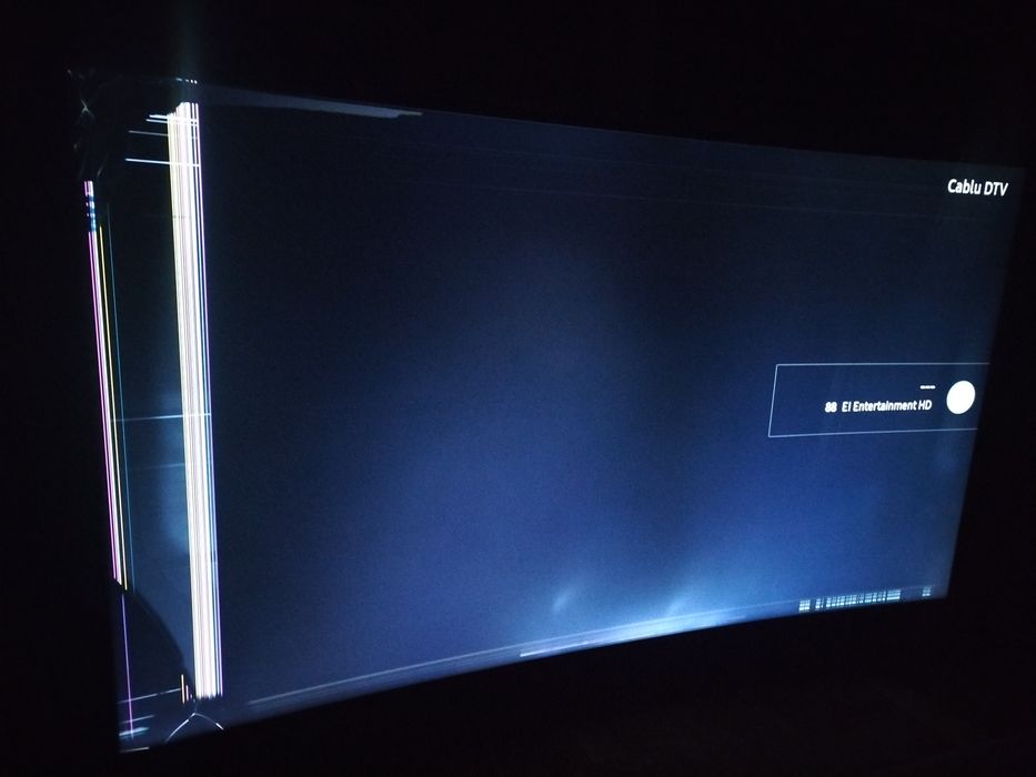 Televizor SAMSUNG ecran curbat display defect