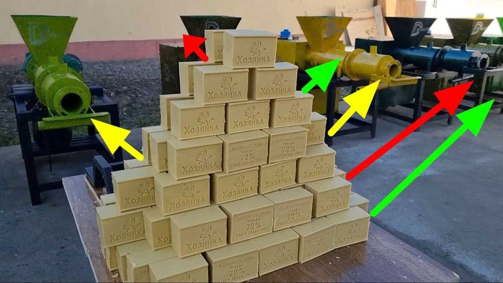 Кунига 500 000 пул топадиган станоклар Совун ишлаб чикариш бизнеси