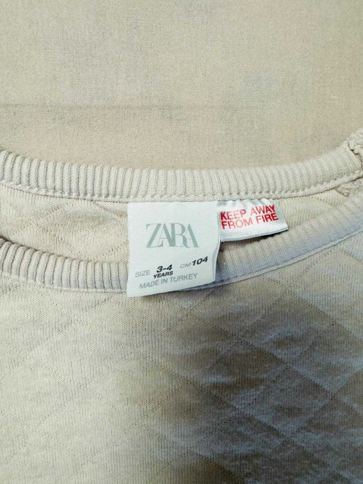 Bluza grosuta roz pal Zara