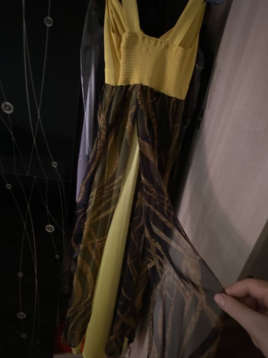 Платье многослойное