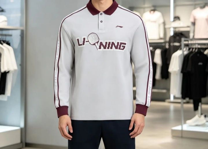 Оригинал Li-ning поло толстовка худи