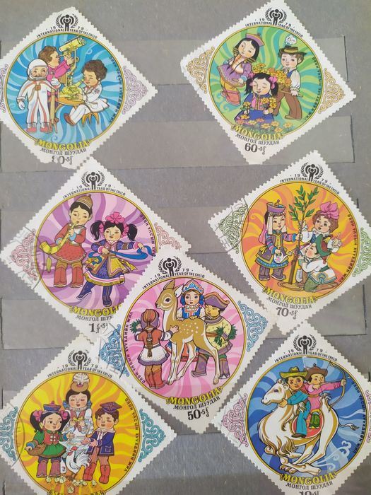 Коллекция марок советских времён