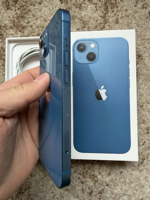 iPhone 13 Blue, full box- pret fix