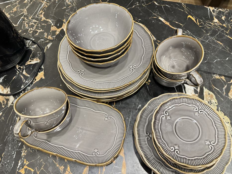 Сервиз Waseela серый