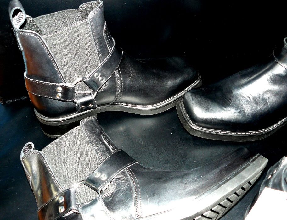 Harley botine și cizme din piele naturală pentru bărbați