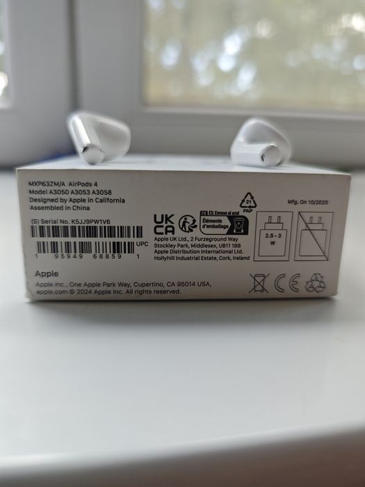 Слушалки Air pods 4 без ANC