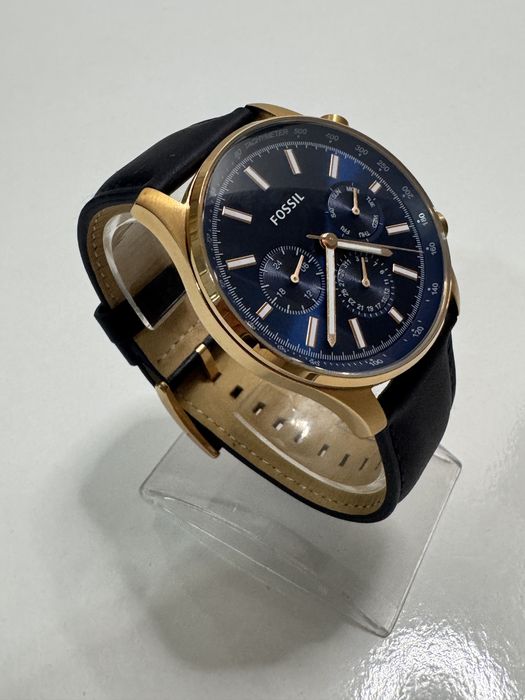 Ceas Fossil Sullivan gmt calendar. Aur roz