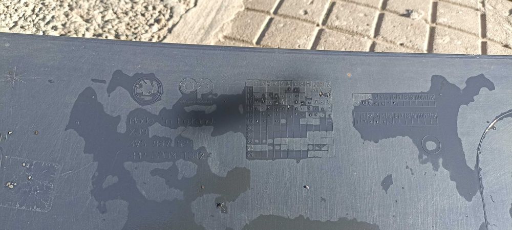 Добавка задна броня Шкода Съпърб 3