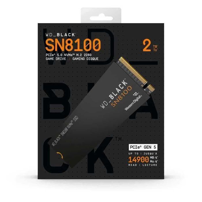 SSD Western Digital Black SN8100 2TB M.2 2280 NVMe PCIe 5.0