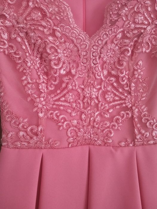 Rochie mărimea 34, culoare roz-piersica