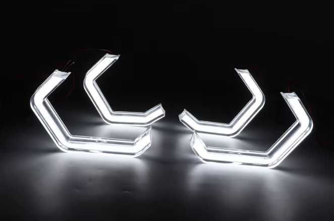 Kit Angel Eyes Cristal DTM Cotton pentru BMW F30 - Faruri cu halogen