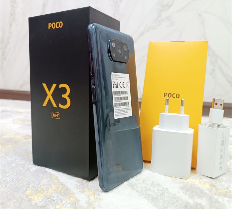 Poco X3 NFC + Документы и зарядка.