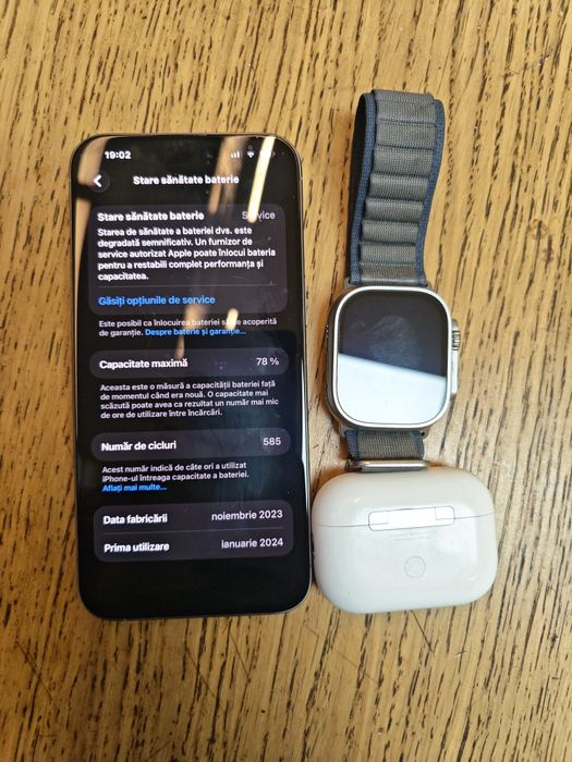 Pachet iPhone 15 pro max