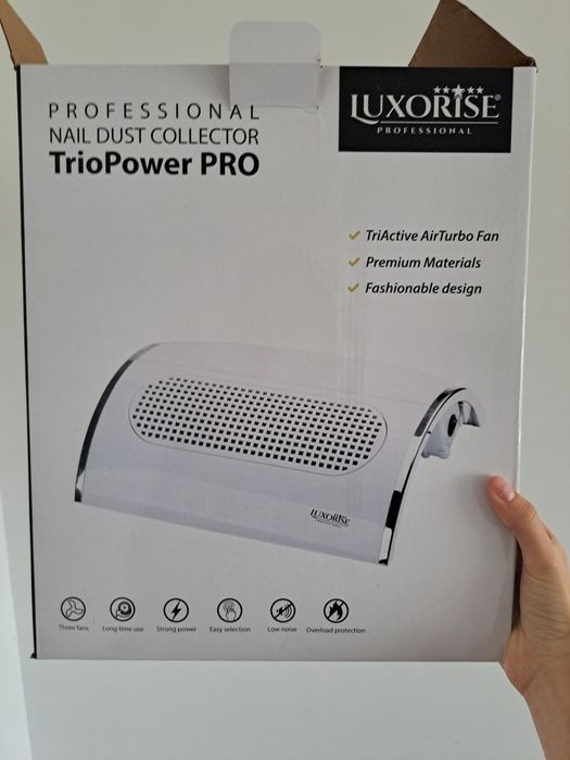 Aspirator Praf Unghii Profesional 3 motoare TrioPower PRO - LUXORISE,