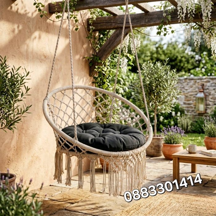 Намаление! Висяща люлка Хамак Градинска люлка Стол за балкон Различни цветове