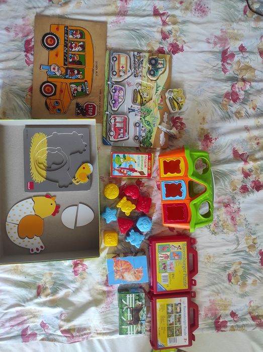 Детски играчки, пъзели, сортери, 9-18 м, 2-3-4 год