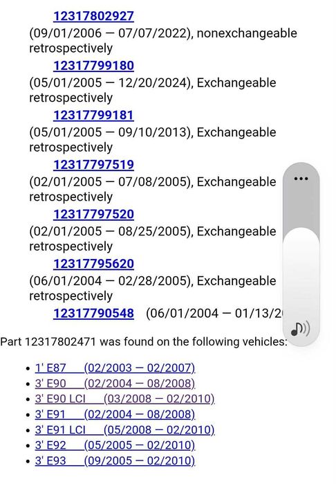 Алтернатор за BMW E90/E91/E92/E87