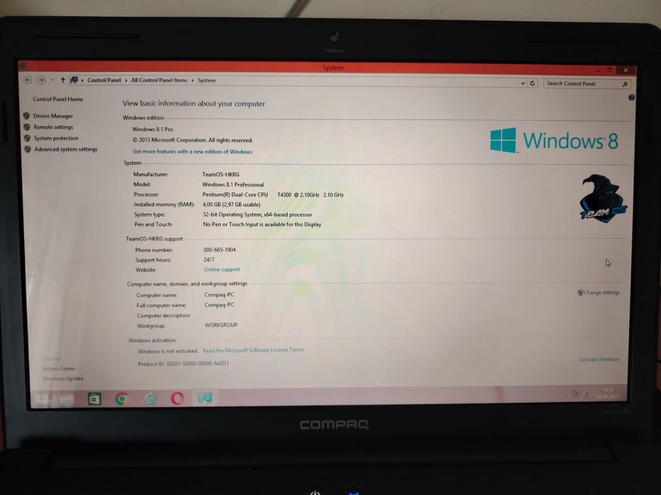Laptop HP Compaq schimb