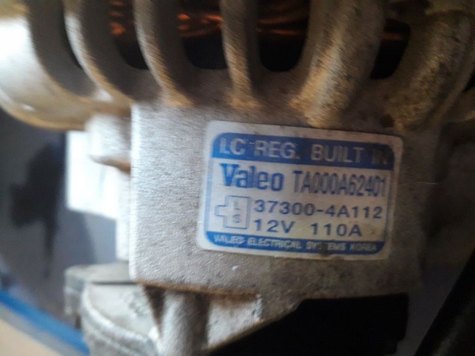 alternator kia sorento 2.5 crdi 37300-4a110 37300 4a110 373004a112 af111393 ta000a62401 2002-2008