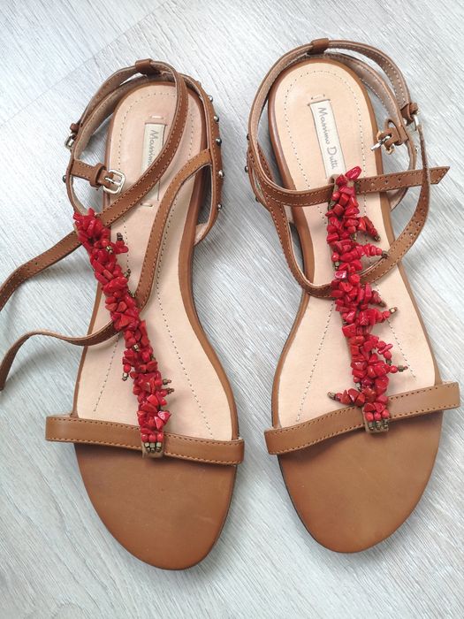 Sandale piele Massimo Dutti