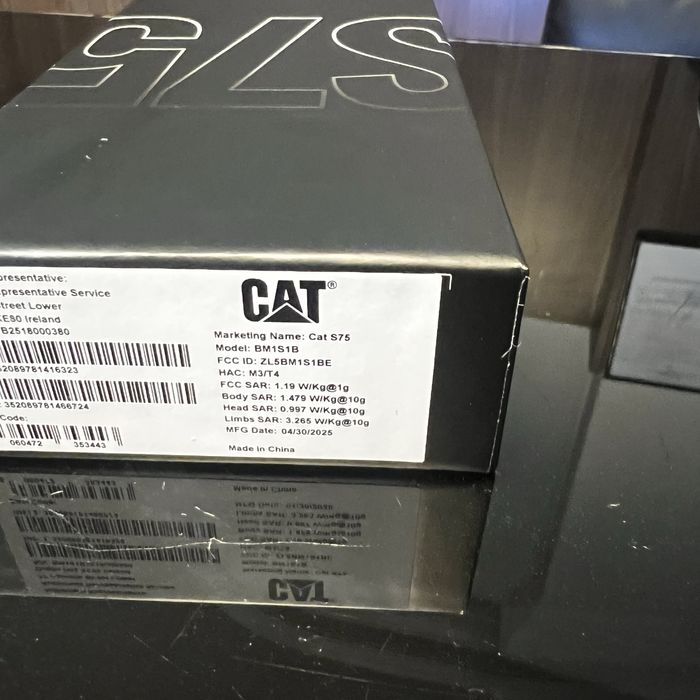 Нов! 2г. гаранция! Caterpillar CAT S75 Dual Sim 6GB RAM 128GB - Black